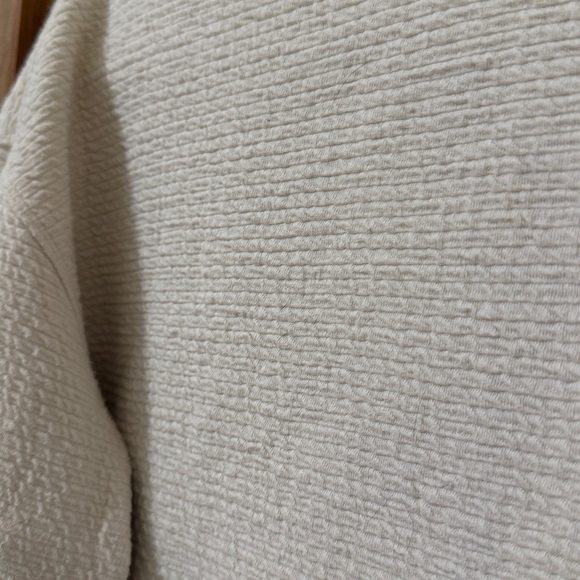 Lululemon Perfectly Oversized Crop Crew White Opal Size 6 - Picture 2 of 3